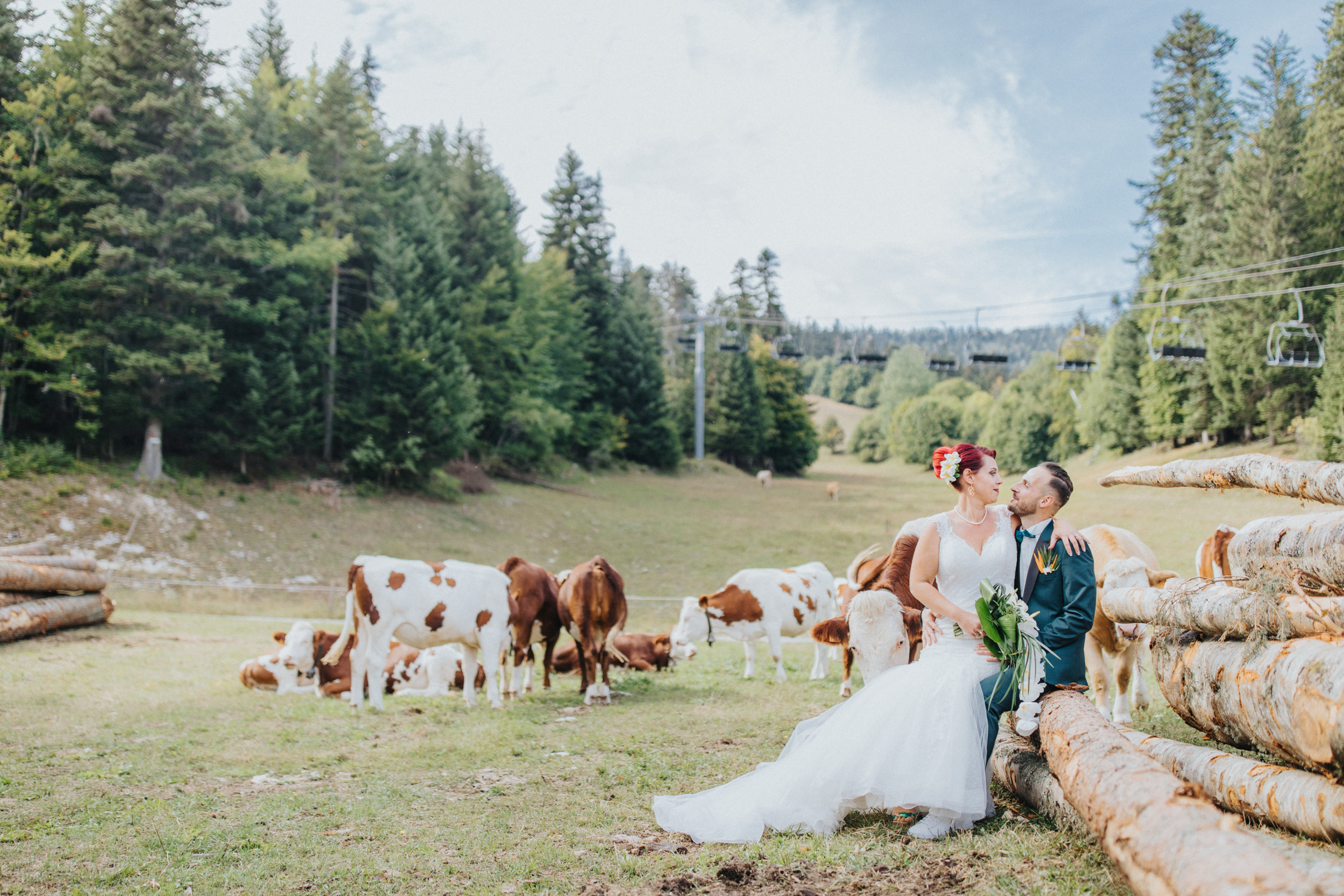 photos de mariage creatives avec un theme