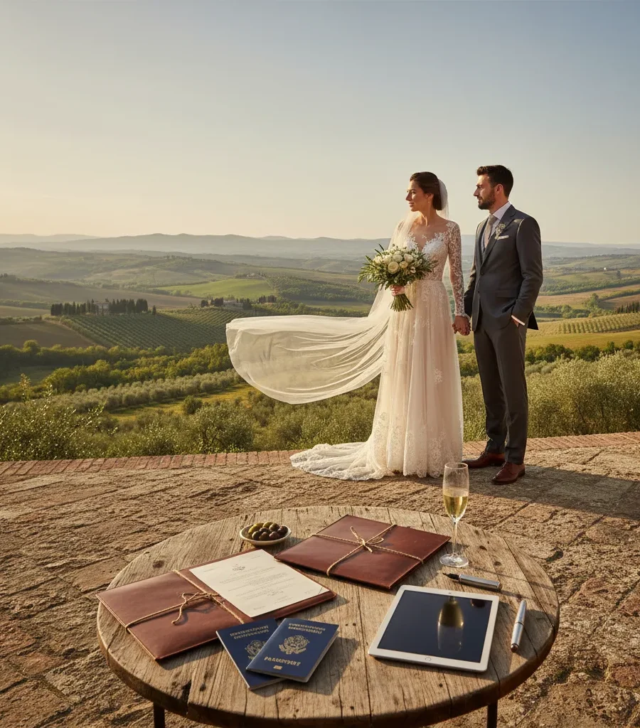 Destination wedding Italy legal requirements | Lino Ludovic