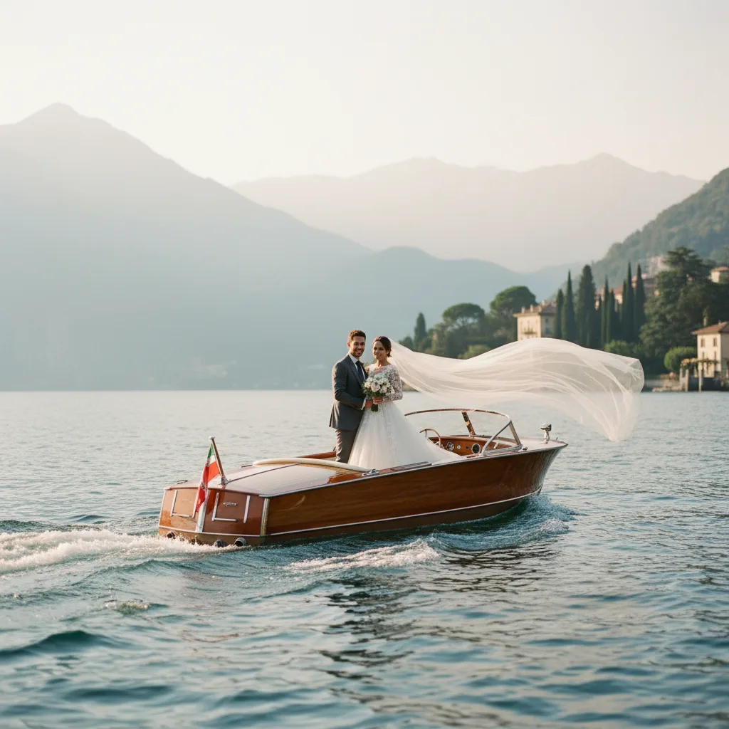 Lake Como wedding boat - guide