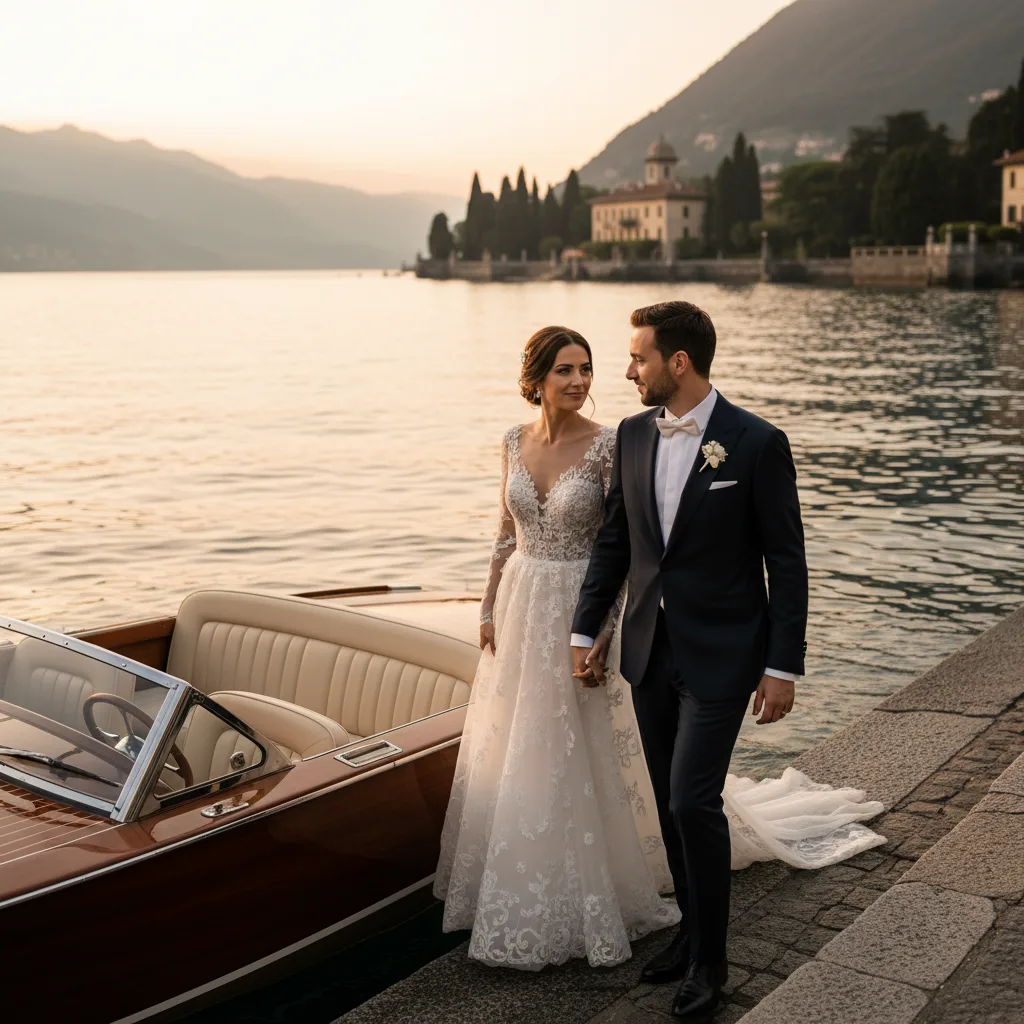 Lake Como wedding boat - introduction