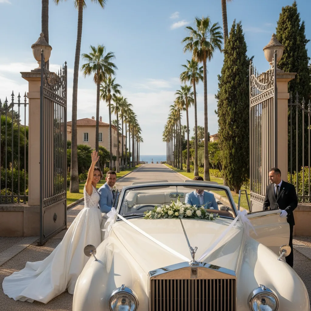 Luxury car for french riviera wedding - introduction