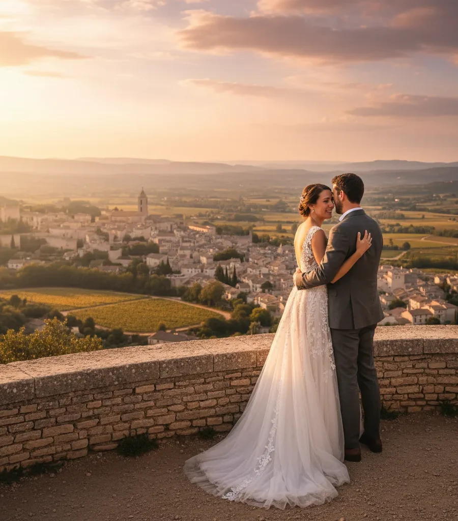 Photographe mariage Gordes – Les secrets d’un reportage iconique