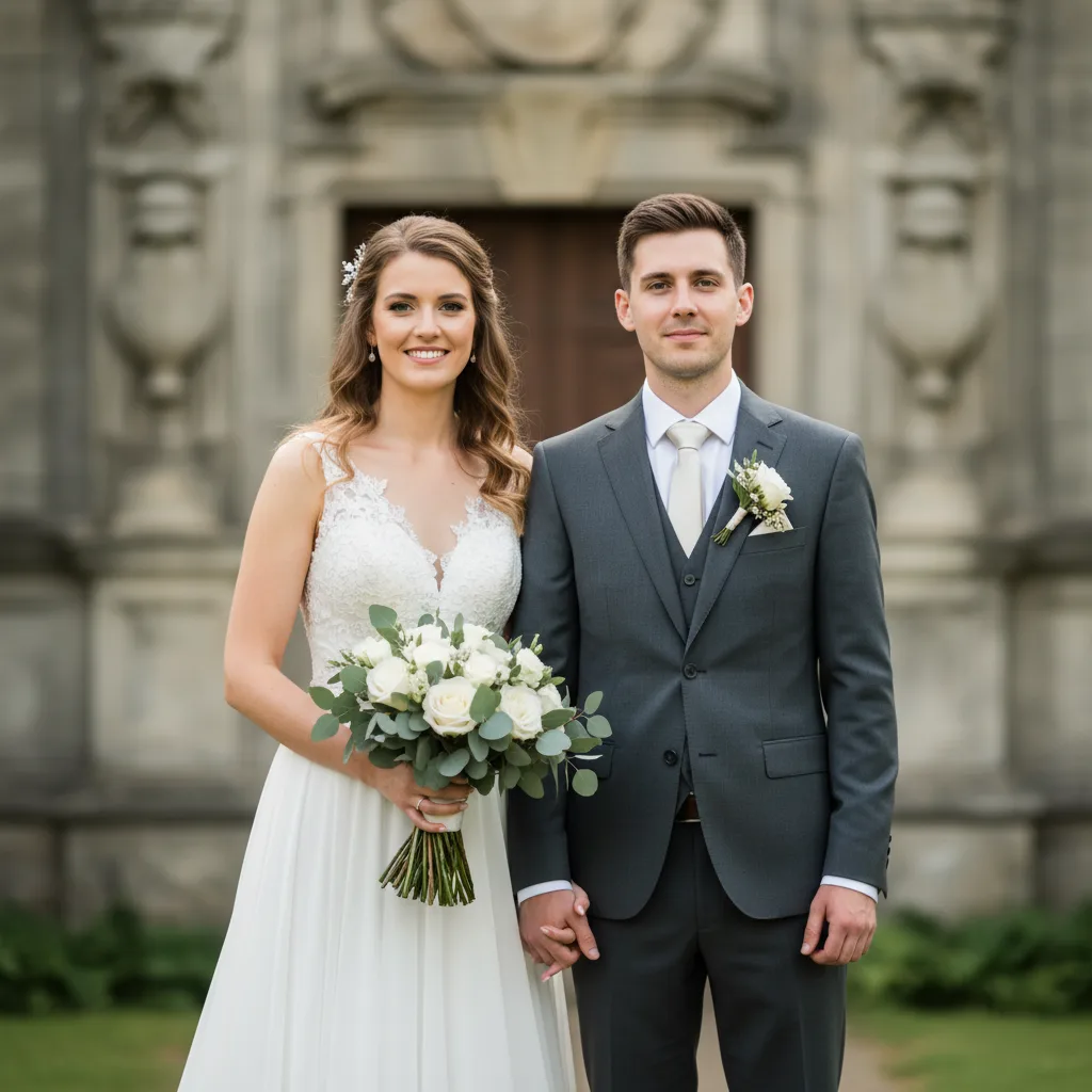 poses photo couple mariage naturel - guide