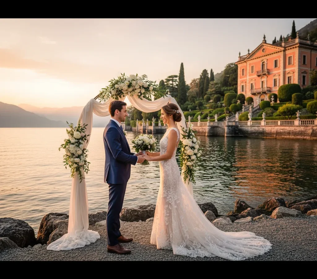 A cinematic Villa Balbiano wedding feature | Lino Ludovic