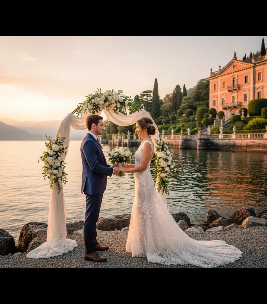 A cinematic Villa Balbiano wedding feature | Lino Ludovic