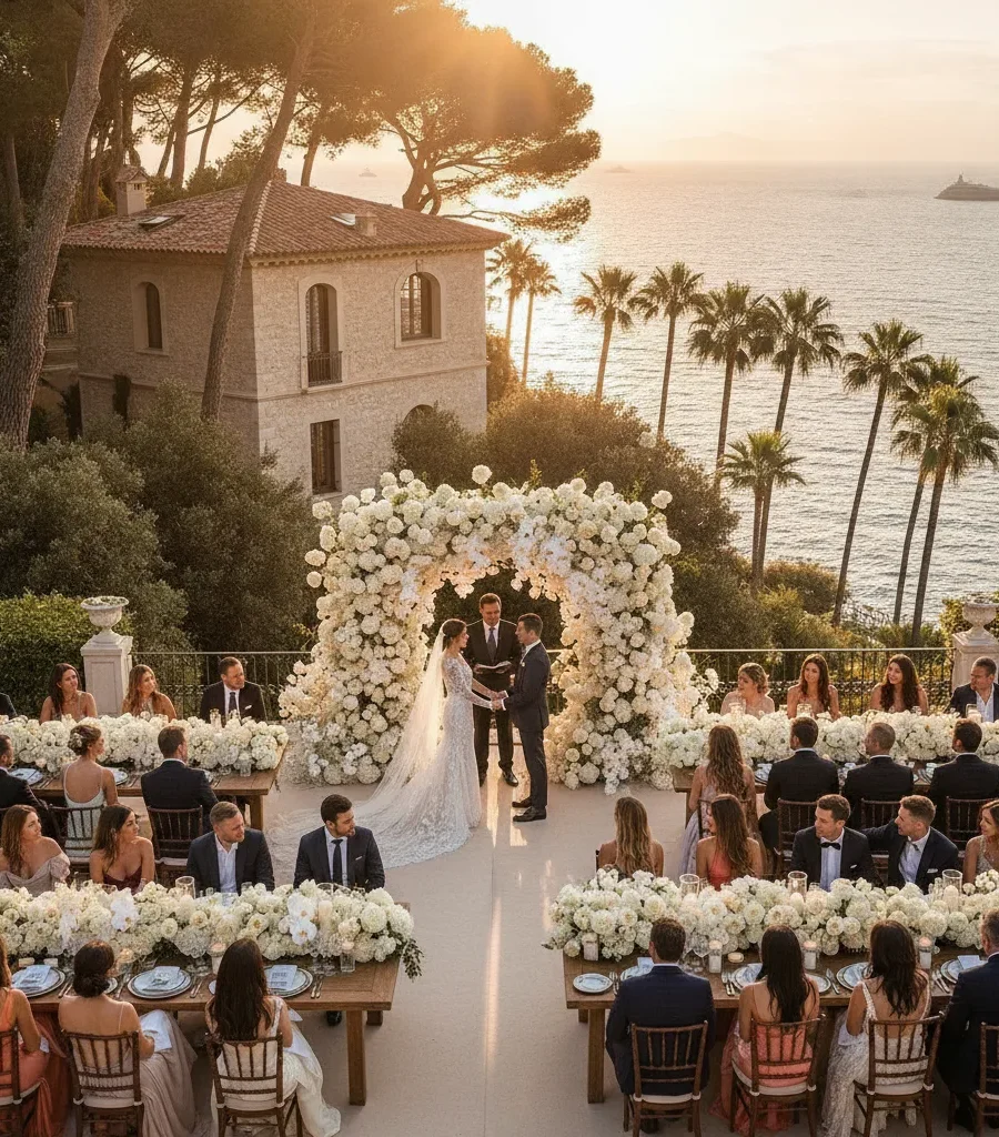 Luxury French Riviera wedding cost guide | Lino Ludovic