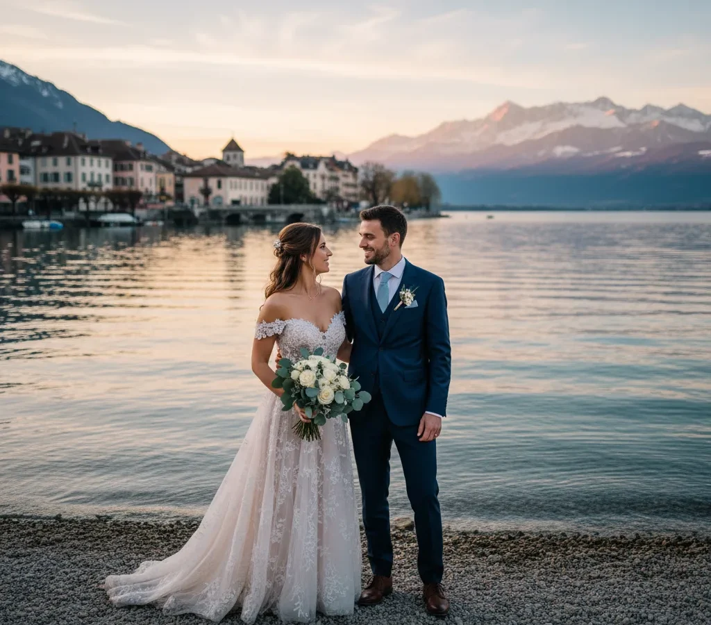 Mariage au lac – photographe mariage Annecy | Lino Ludovic
