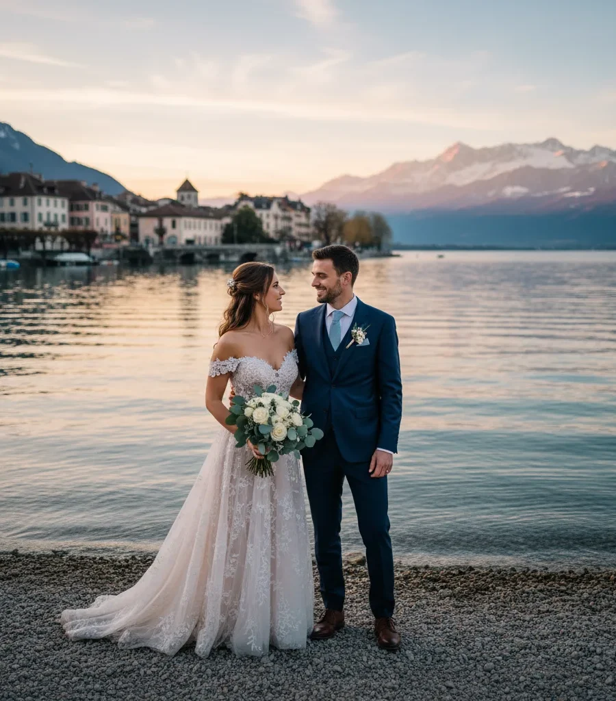 Mariage au lac – photographe mariage Annecy | Lino Ludovic