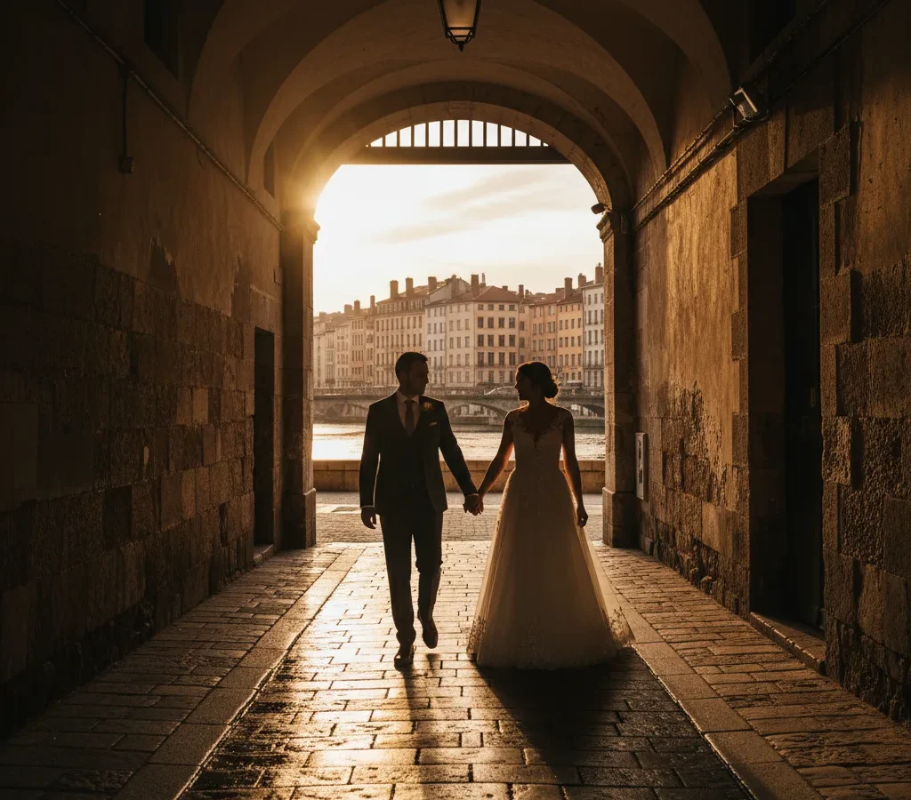 Photographe mariage Lyon | Lieux urbains par Lino Ludovic