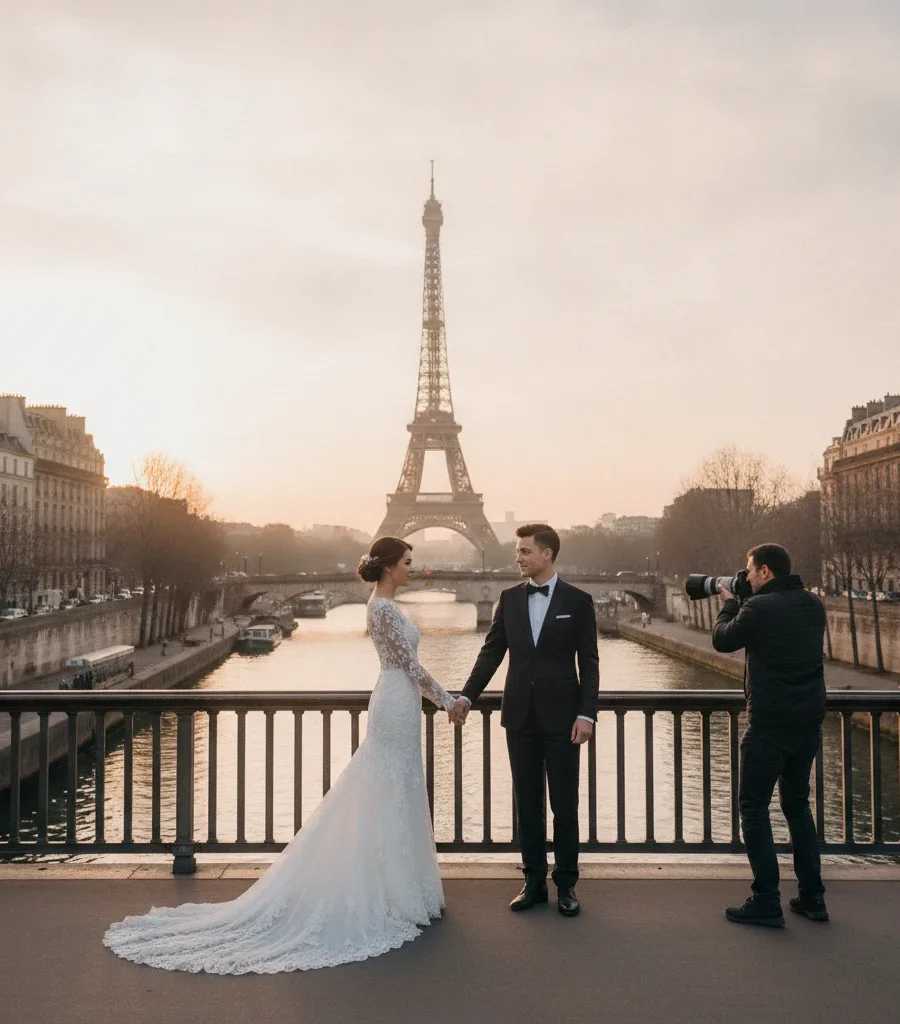 Paris elopement photographer for US couples | Lino Ludovic