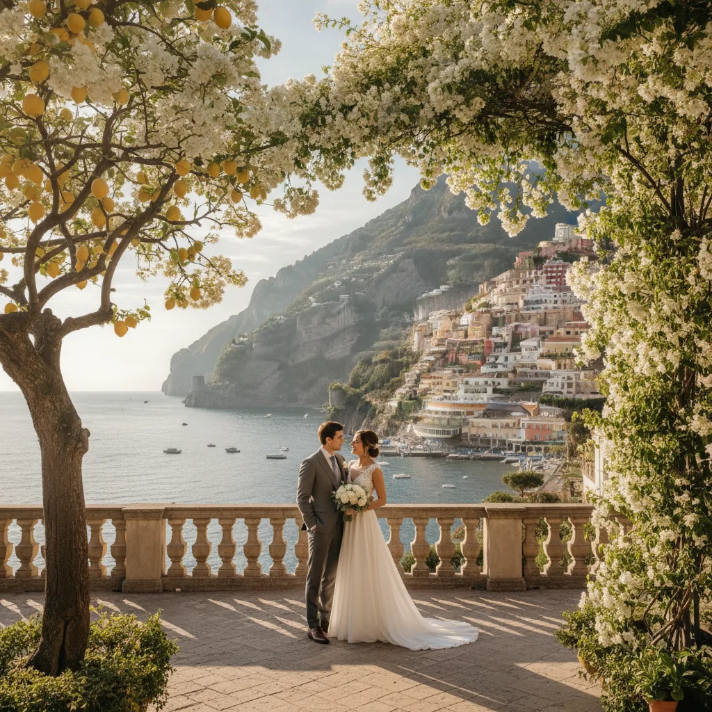 Summer wedding on the Amalfi Coast