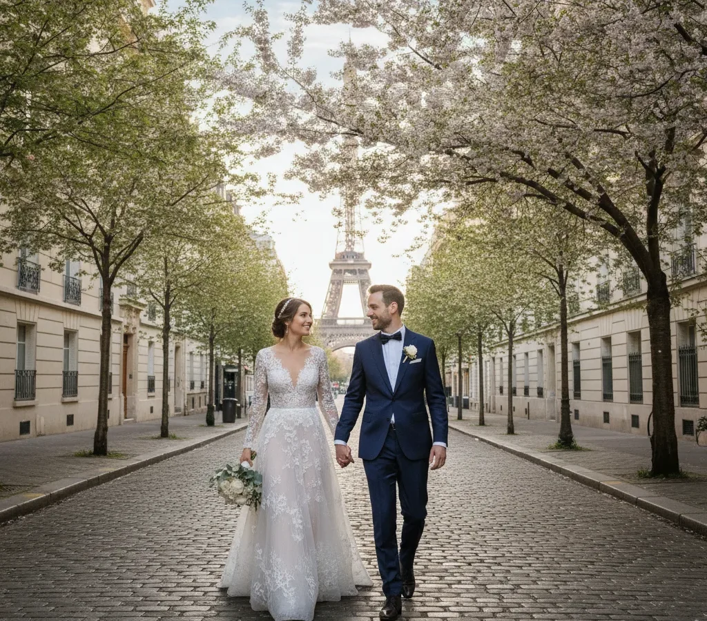 Spring wedding in Paris guide for US couples – Lino Ludovic