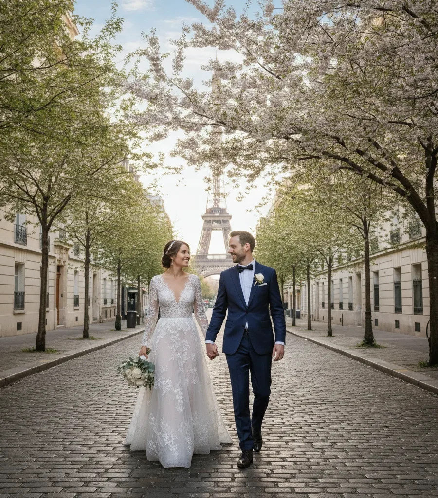 Spring wedding in Paris guide for US couples – Lino Ludovic