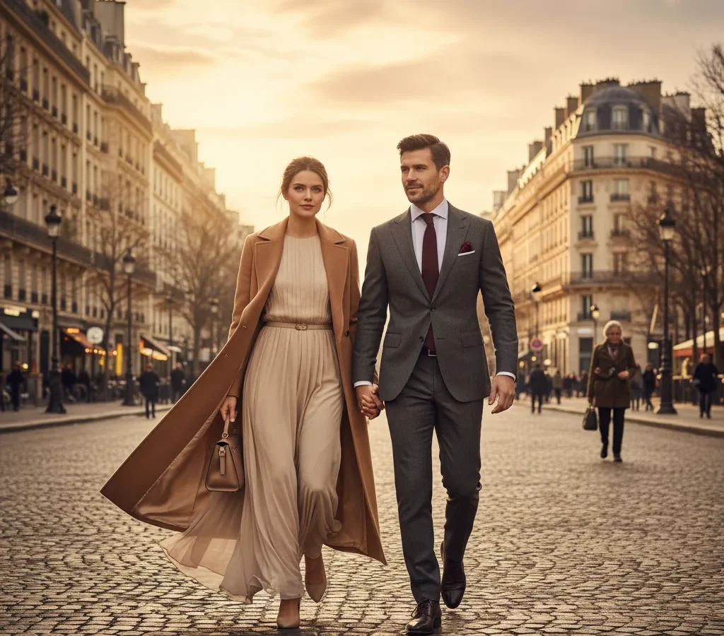 What to wear for engagement photos in Paris | Lino Ludovic