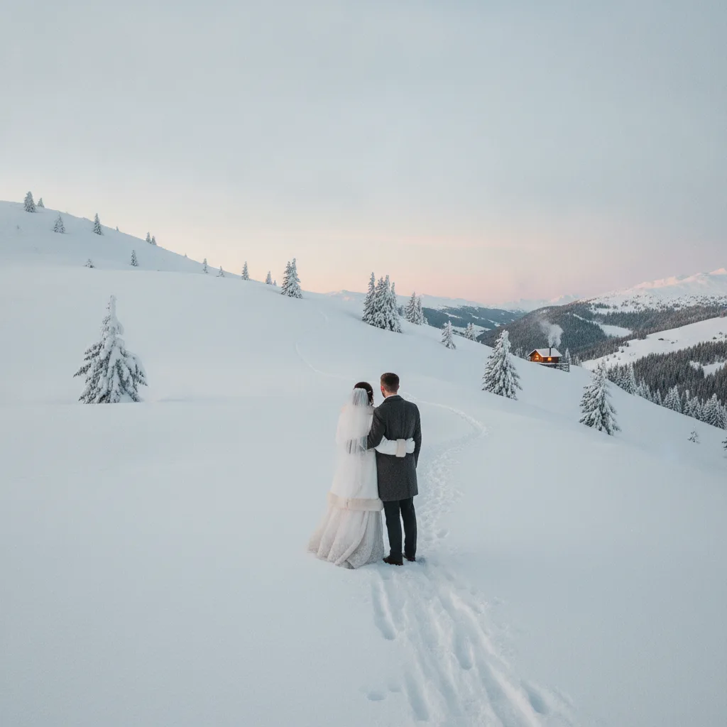 Winter elopement in the French Alps - conclusion Winter elopement in the French Alps - conclusion