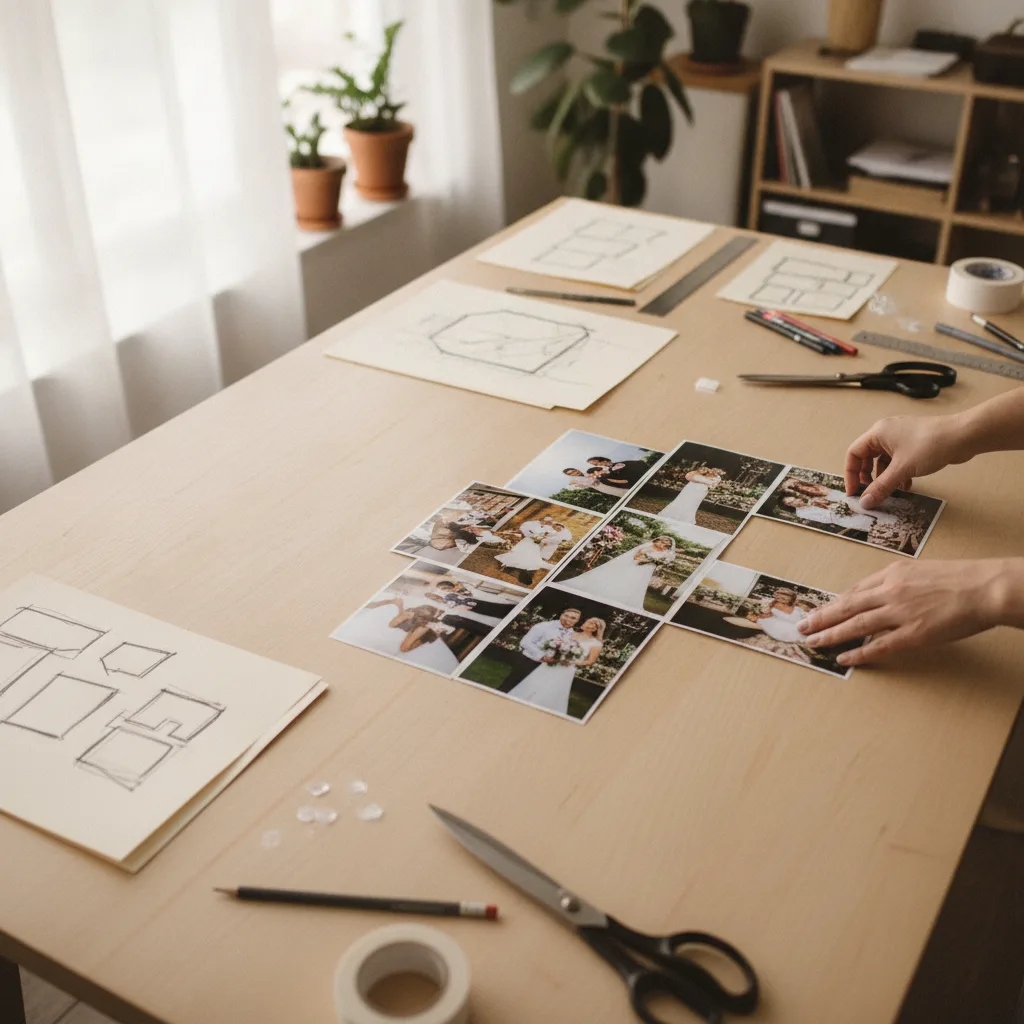 Fine art wedding albums