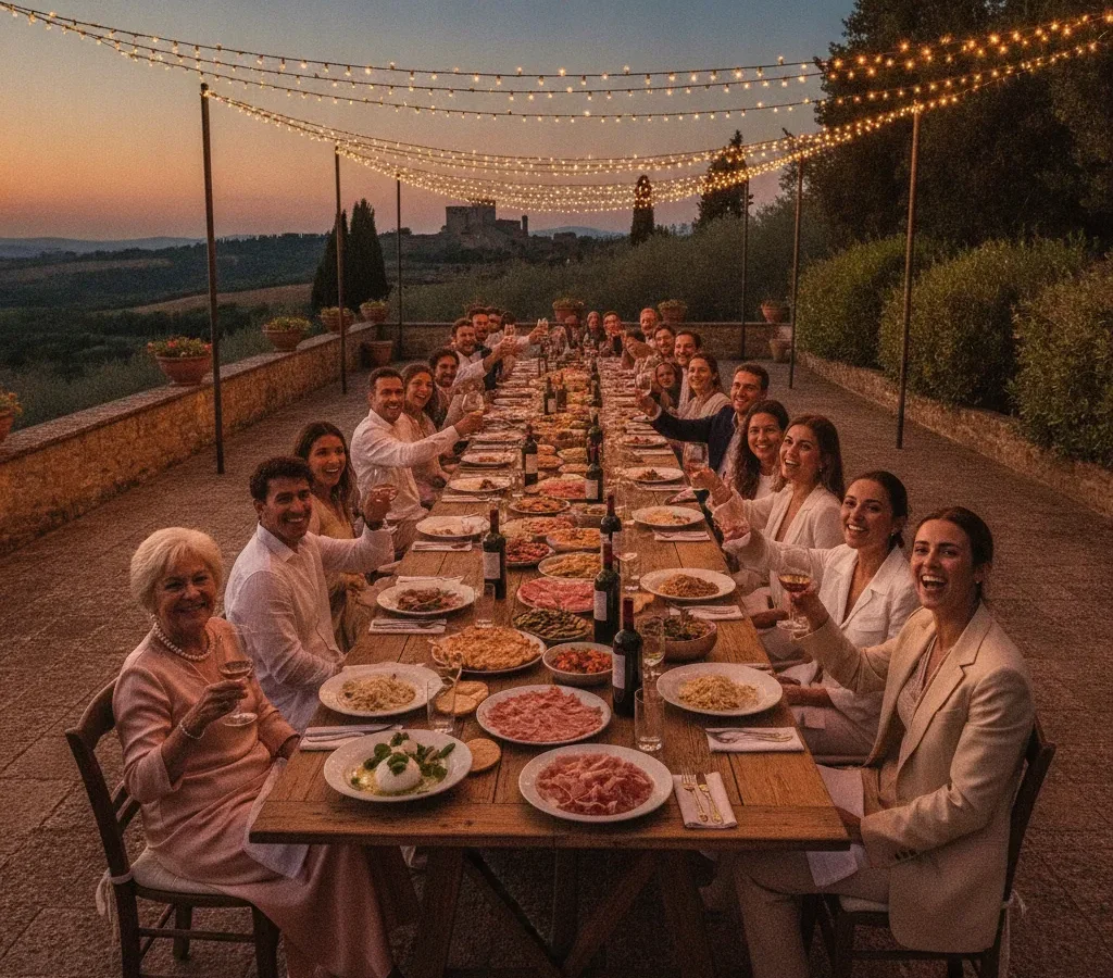 Italian Wedding Rehearsal Dinner Ideas & Photos | Lino Ludovic