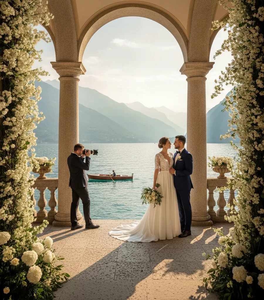 Artistic Lake Como wedding photographer | Lino Ludovic