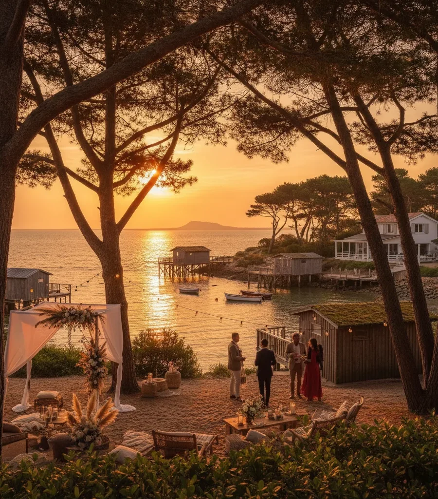 Mariage au Cap Ferret | L&rsquo;élégance en photos – Lino Ludovic