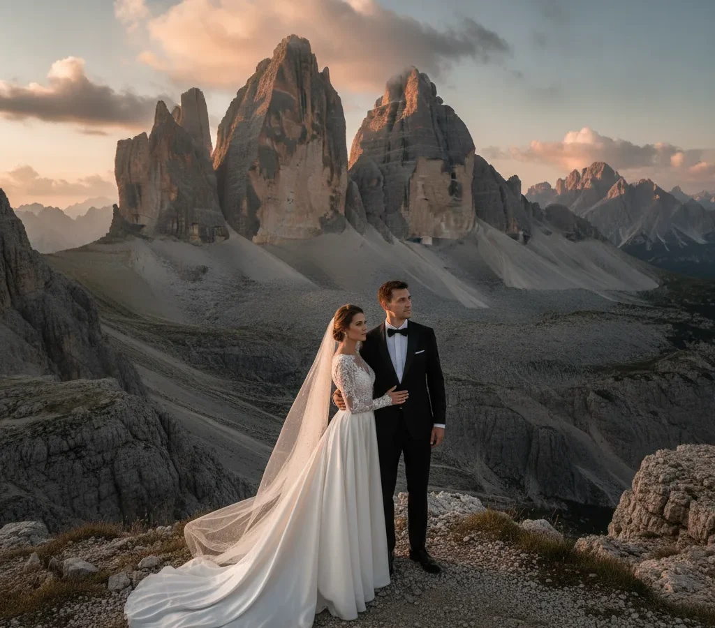 Un Mariage épique dans les Dolomites en été | Lino Ludovic