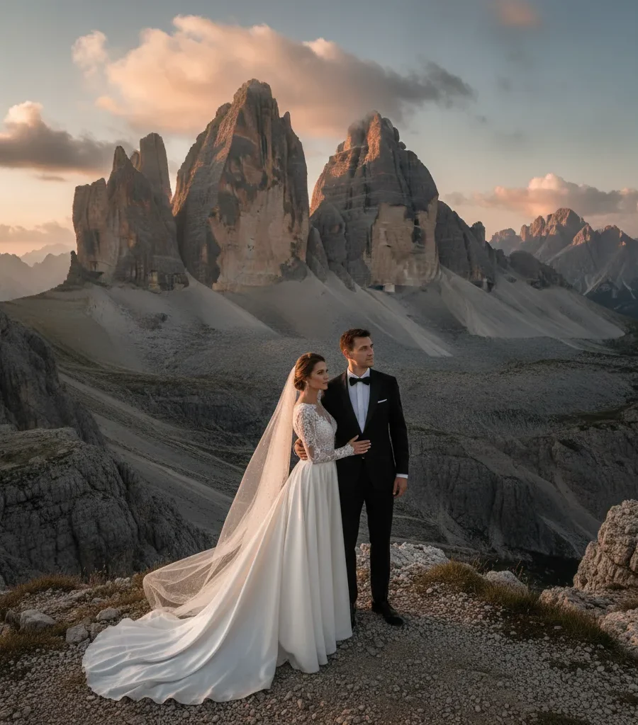 Un Mariage épique dans les Dolomites en été | Lino Ludovic