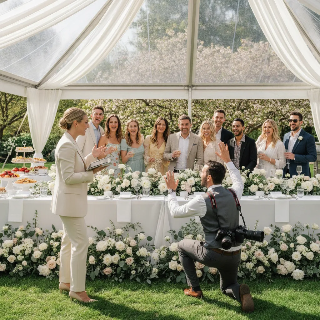 Reportage photo brunch mariage
