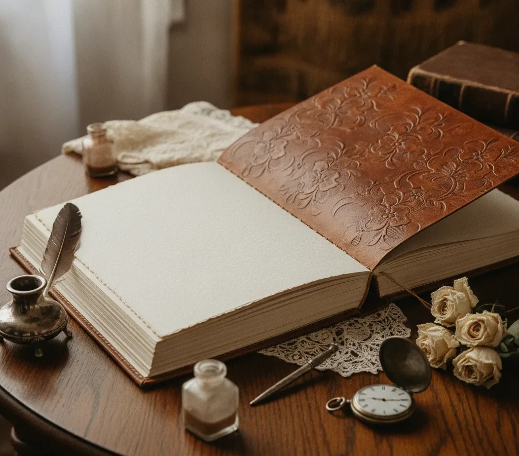 Album de mariage artisanal | papier, reliure et design