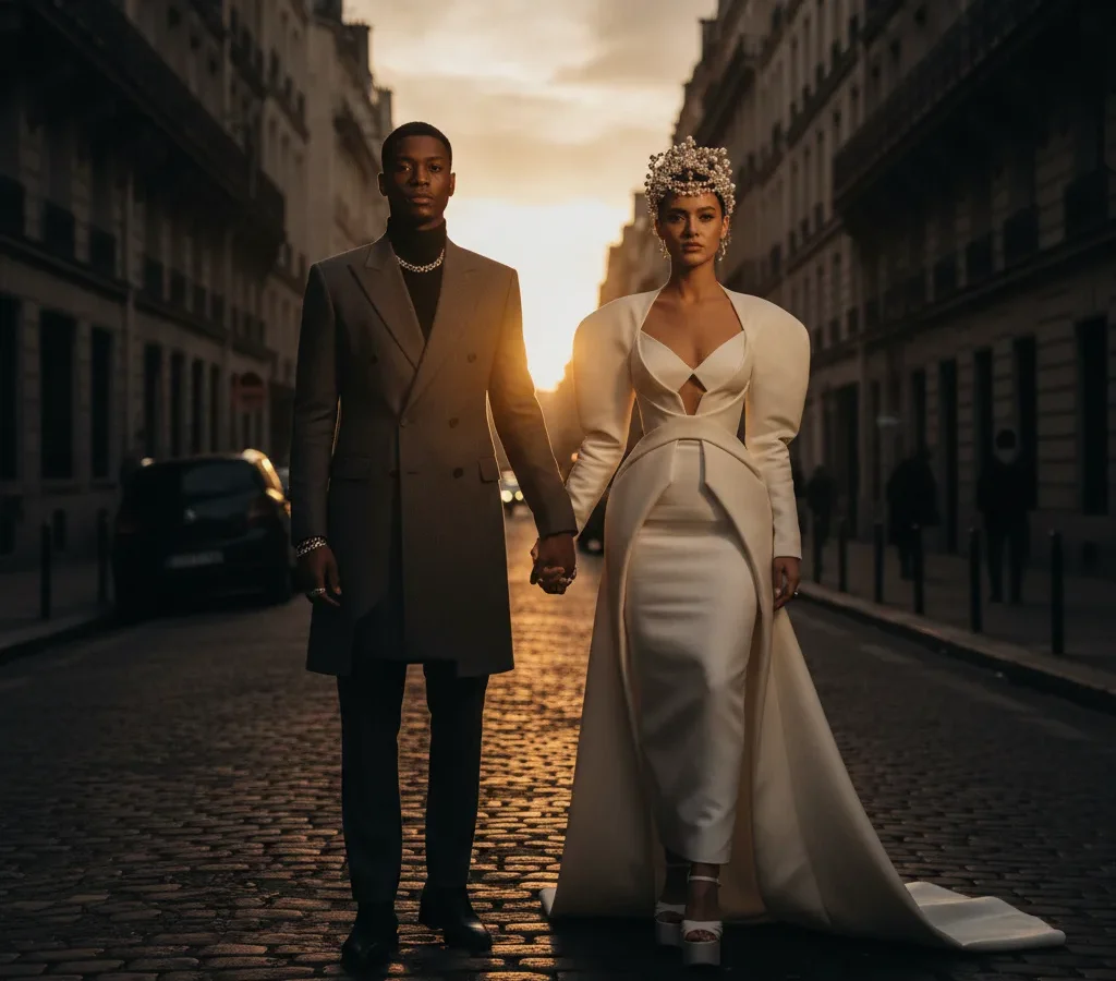 NYC Fashion-Forward Wedding in Paris | Lino Ludovic