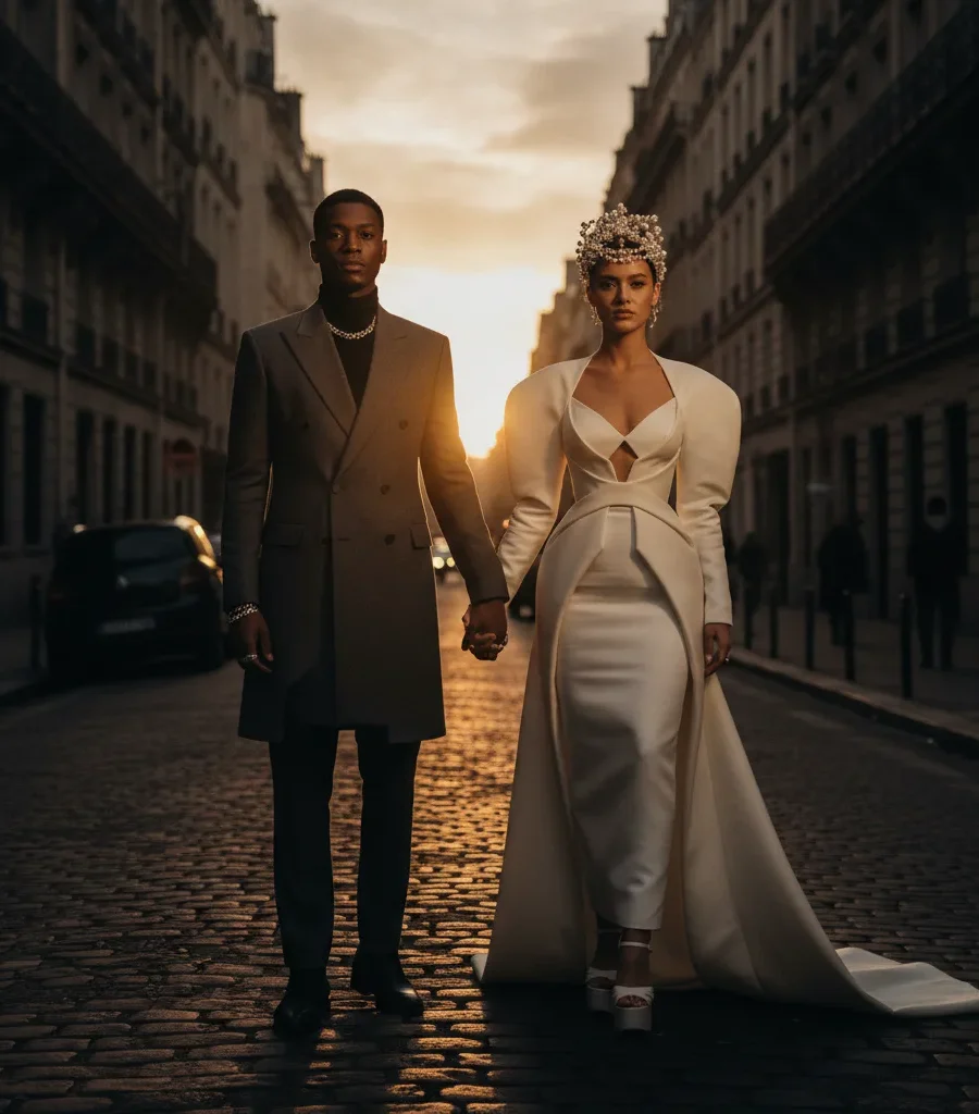 NYC Fashion-Forward Wedding in Paris | Lino Ludovic