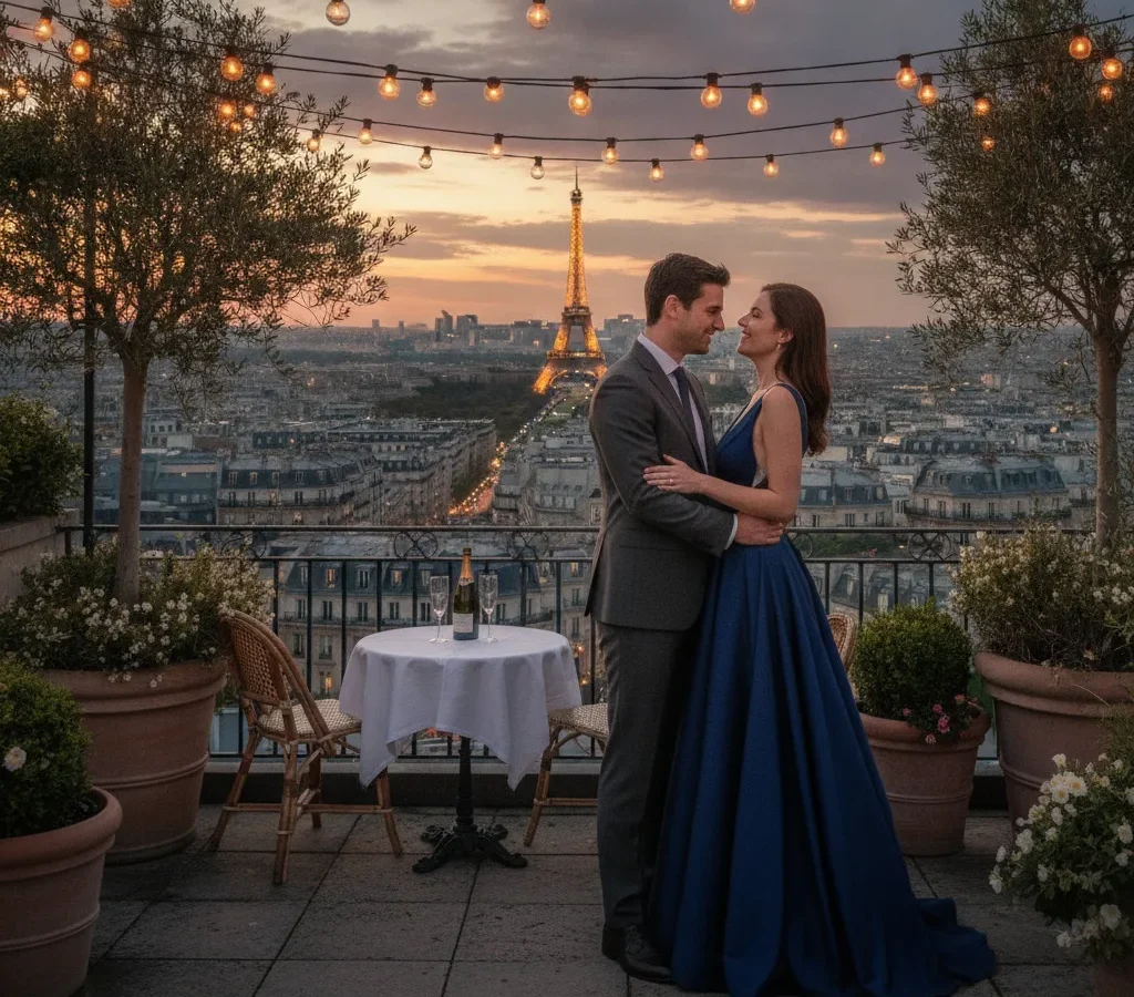 Best Paris Rooftop Wedding Venues with Eiffel Tower Views