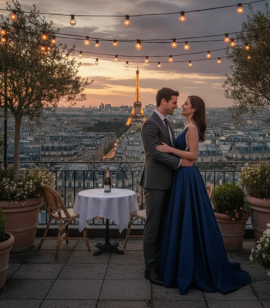 Best Paris Rooftop Wedding Venues with Eiffel Tower Views