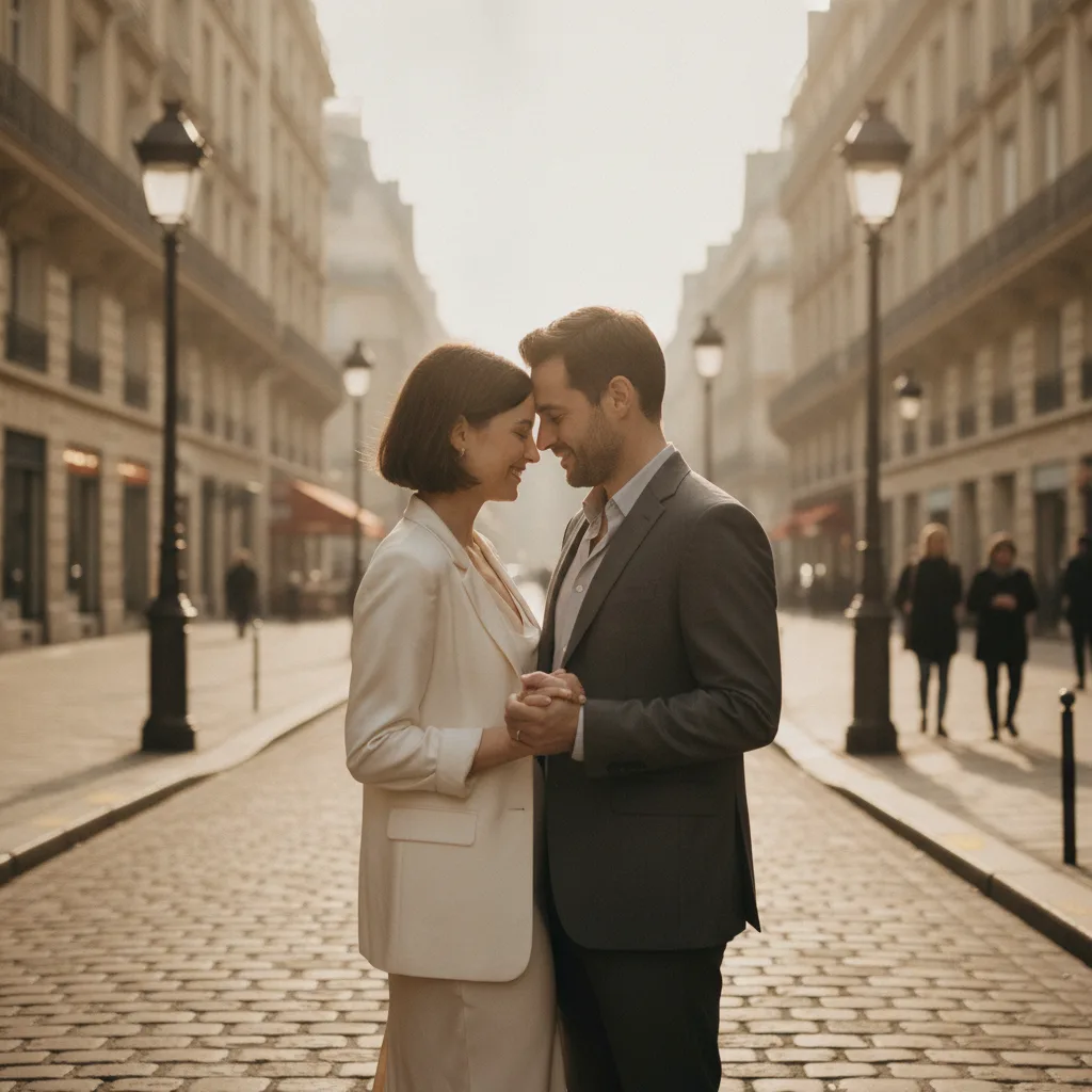 Pre-wedding shoot in Paris