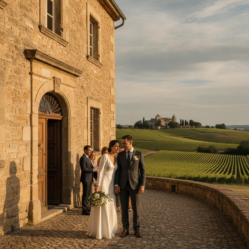 vineyard wedding Bordeaux
