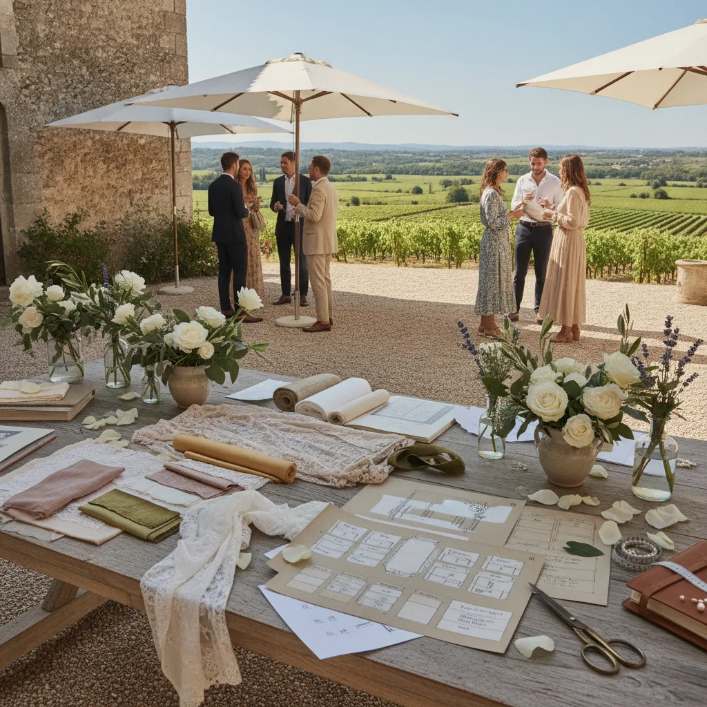 vineyard wedding Bordeaux
