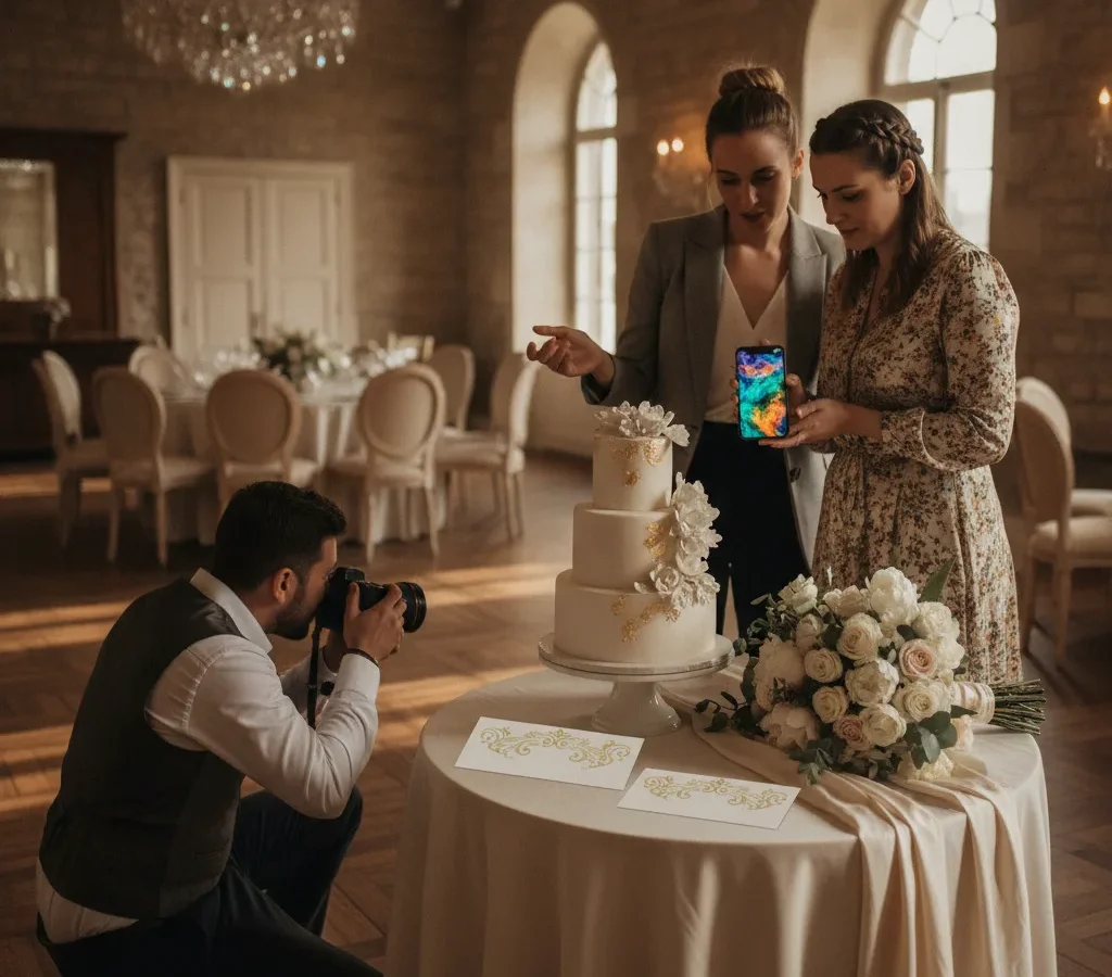 Photographe mariage – contenu réseaux sociaux prestataires