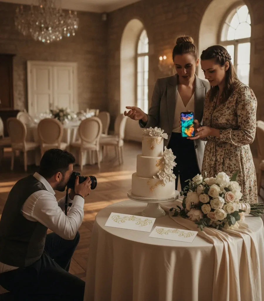 Photographe mariage – contenu réseaux sociaux prestataires