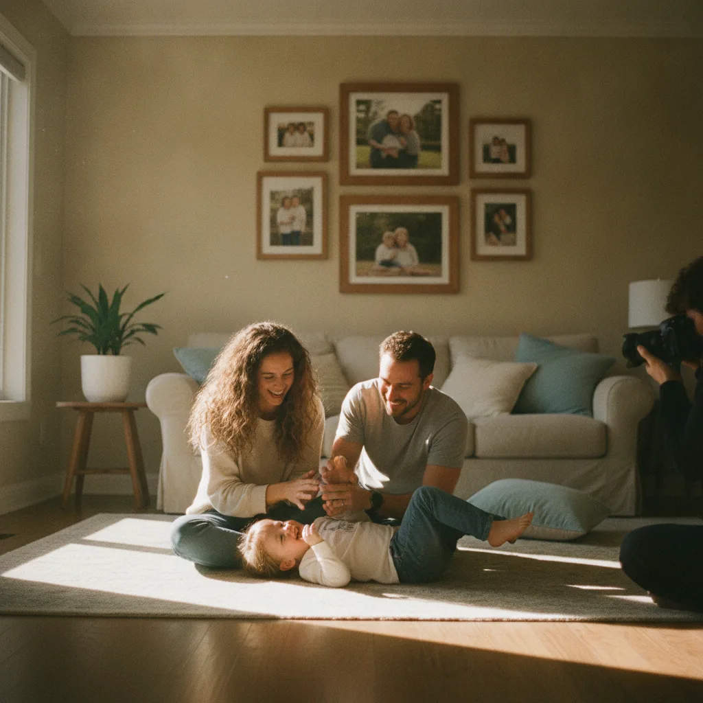 photographe famille annuel tradition
