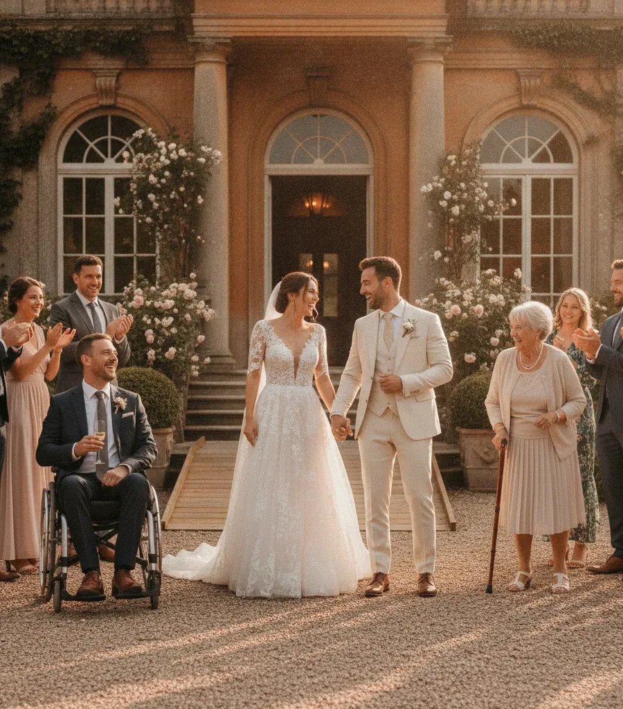 Photographe mariage accessibilité PMR, le guide 2026