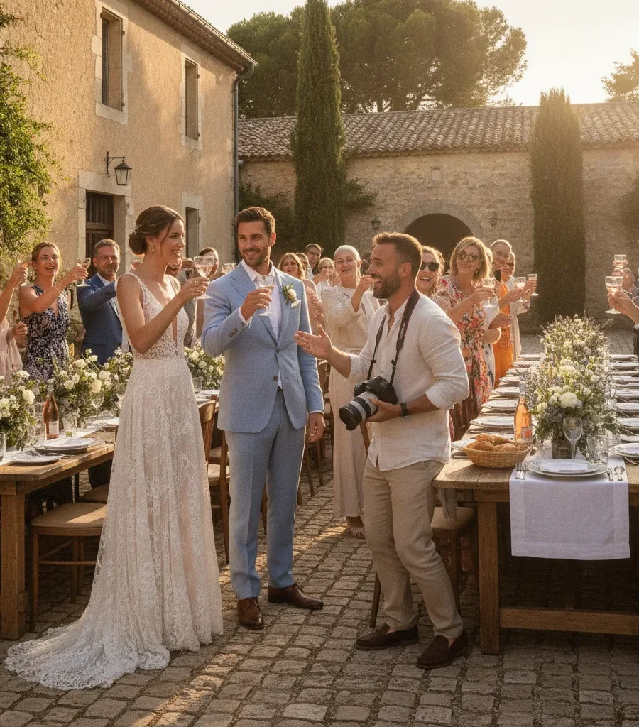 Photographe mariage bilingue anglais français en France