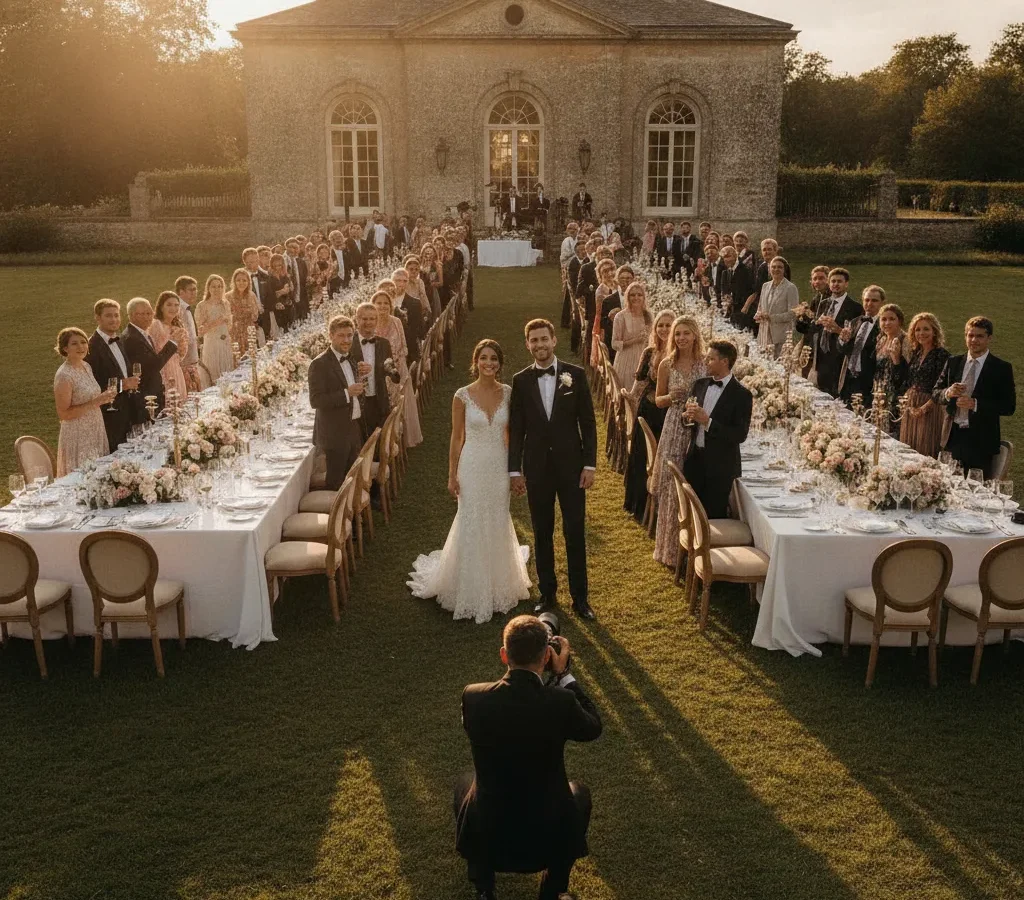 Photographe mariage grande affluence 200 invités