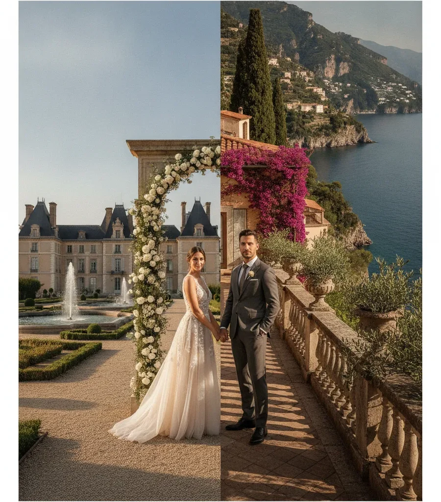 Choosing Between France and Italy Destination Wedding