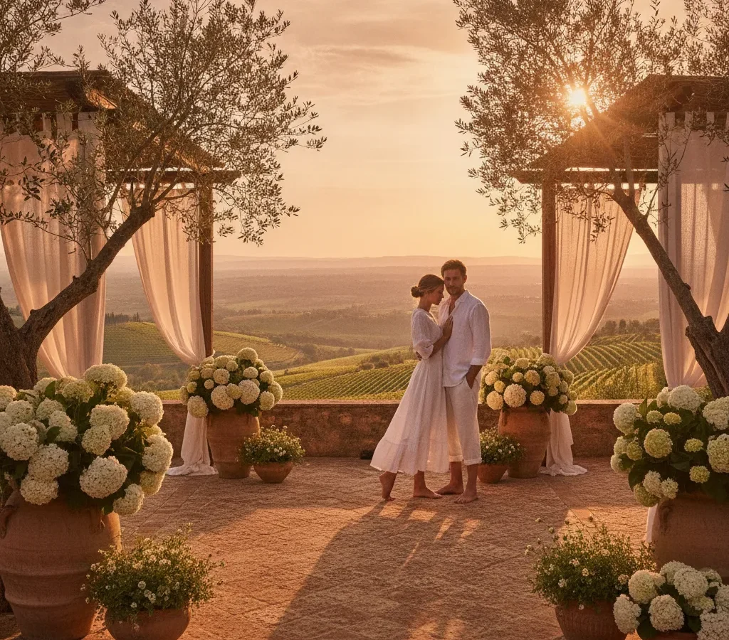 Hamptons Couple Wedding in Tuscany – 2026 Photo Guide