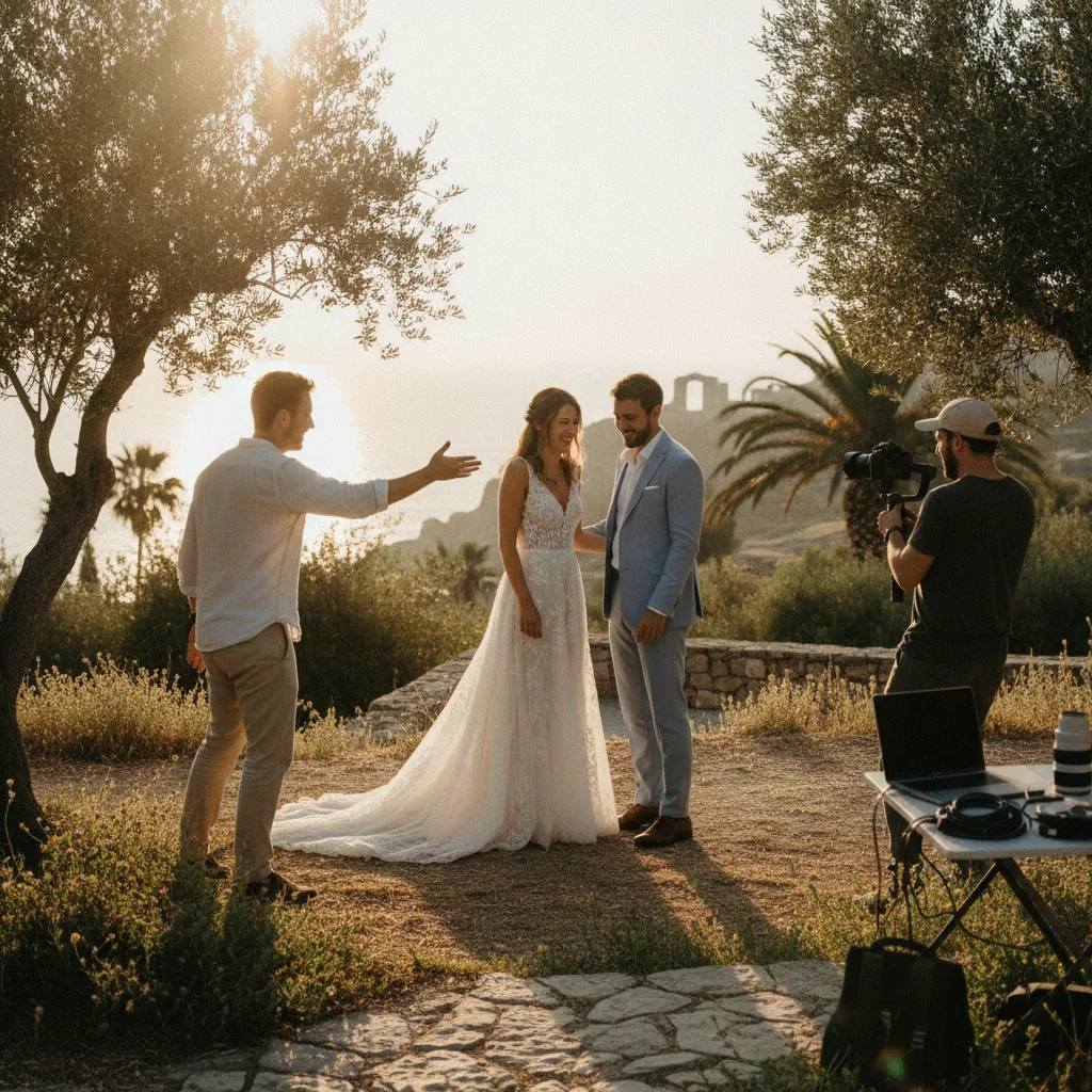hiring a videographer and photographer destination wedding