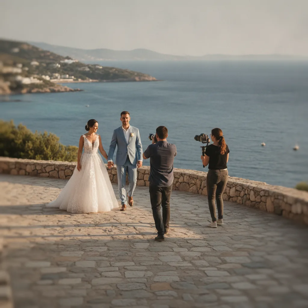 hiring a videographer and photographer destination wedding