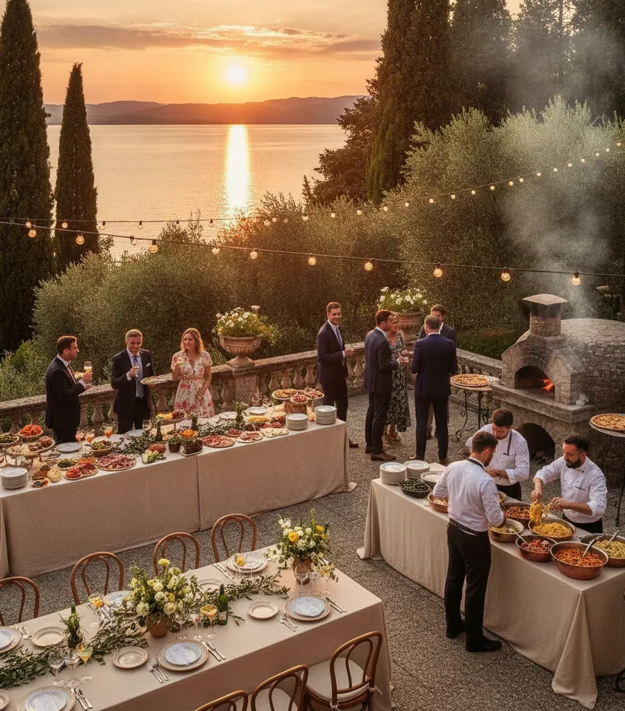 Italian Wedding Food Stations Design Guide for 2026