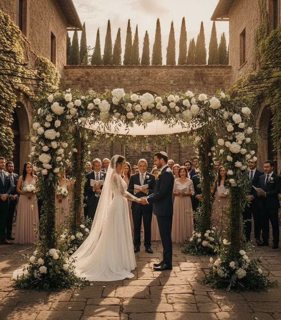 Jewish Wedding Photographer Italy – Chuppah to Horah