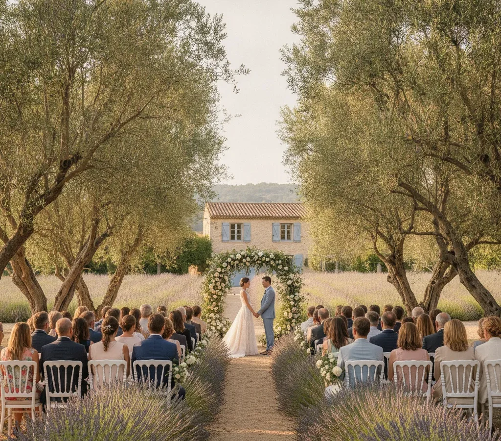Planning an Outdoor Ceremony in Provence Lavender Fields