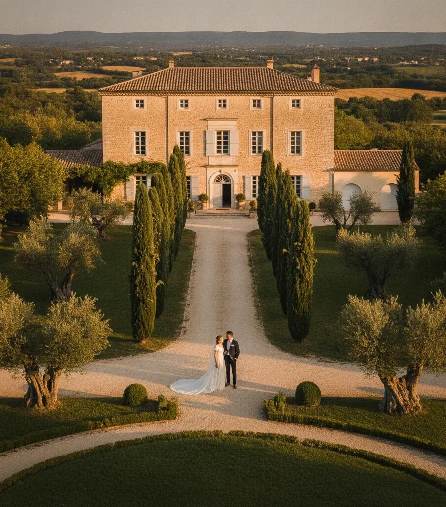 Photographe mariage Aix-en-Provence bastide – guide 2026