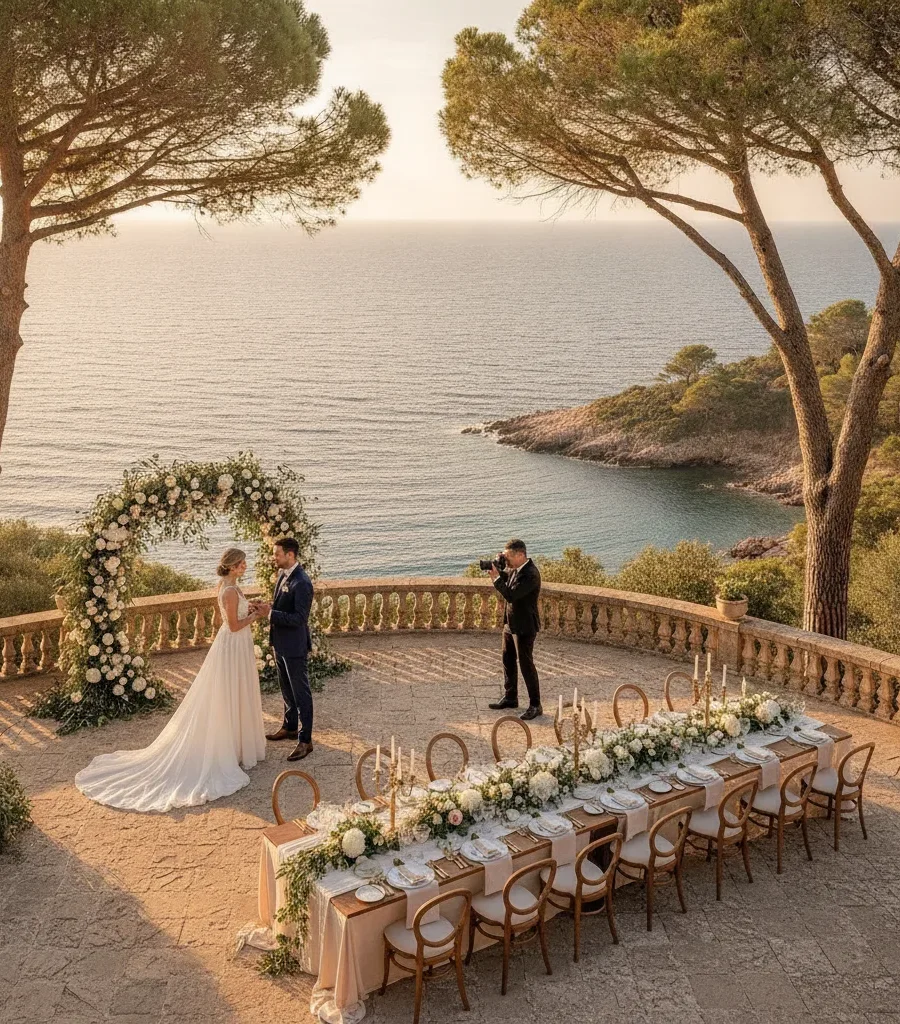Photographe mariage Côte d&rsquo;Azur villa privée – Guide 2026