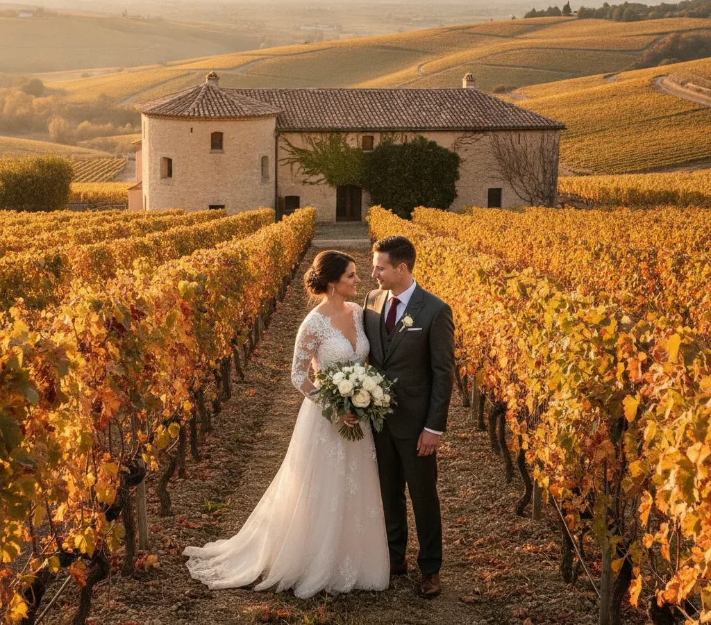 Photographe mariage domaine viticole Rhône, le guide 2026